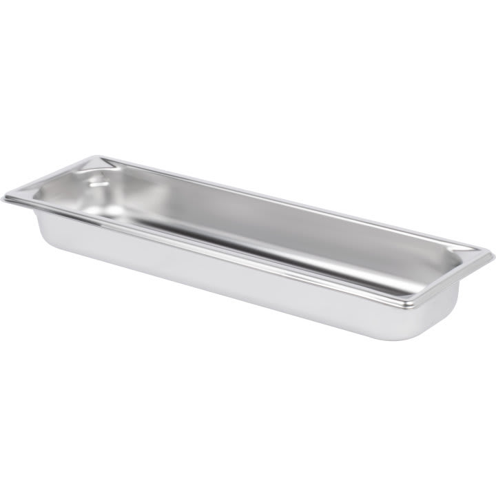 Vollrath 90522 Super Pan 3® 1/2 Size Long Steam Table Pan, 2-1/2" Deep, Gastronorm, 22 ga.