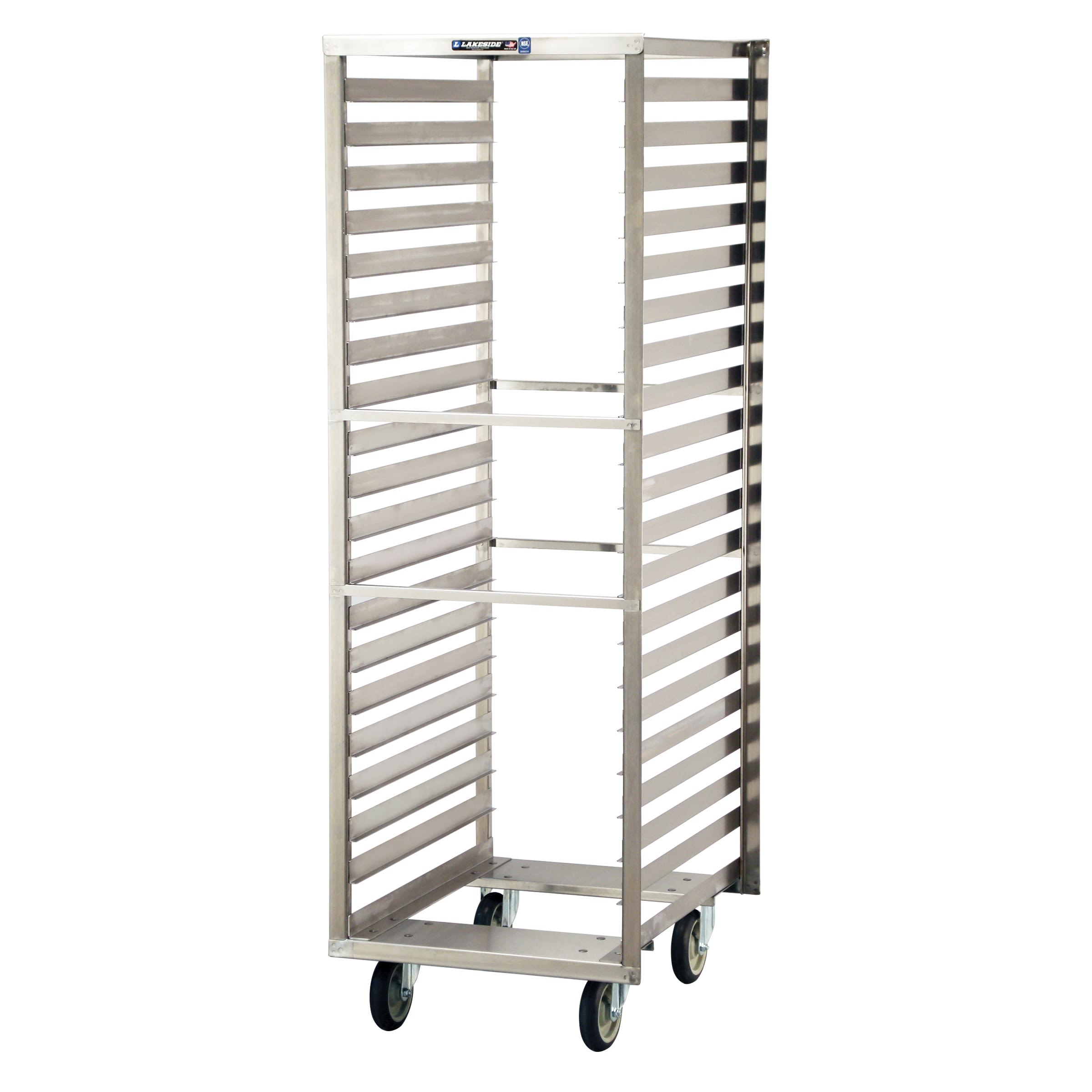 Lakeside Manufacturing 166 Polycarbonate Box Rack, Fits 18 x 26-in and 14 x 18-in Boxes, 20 Box Capacity