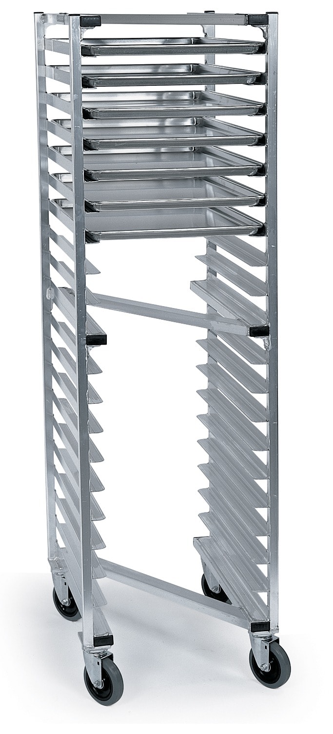 Lakeside Manufacturing 8521 Aluminum Sheet Pan Rack with Nesting Racks, Stainless Steel Z Frame, 20 Pan Capacity