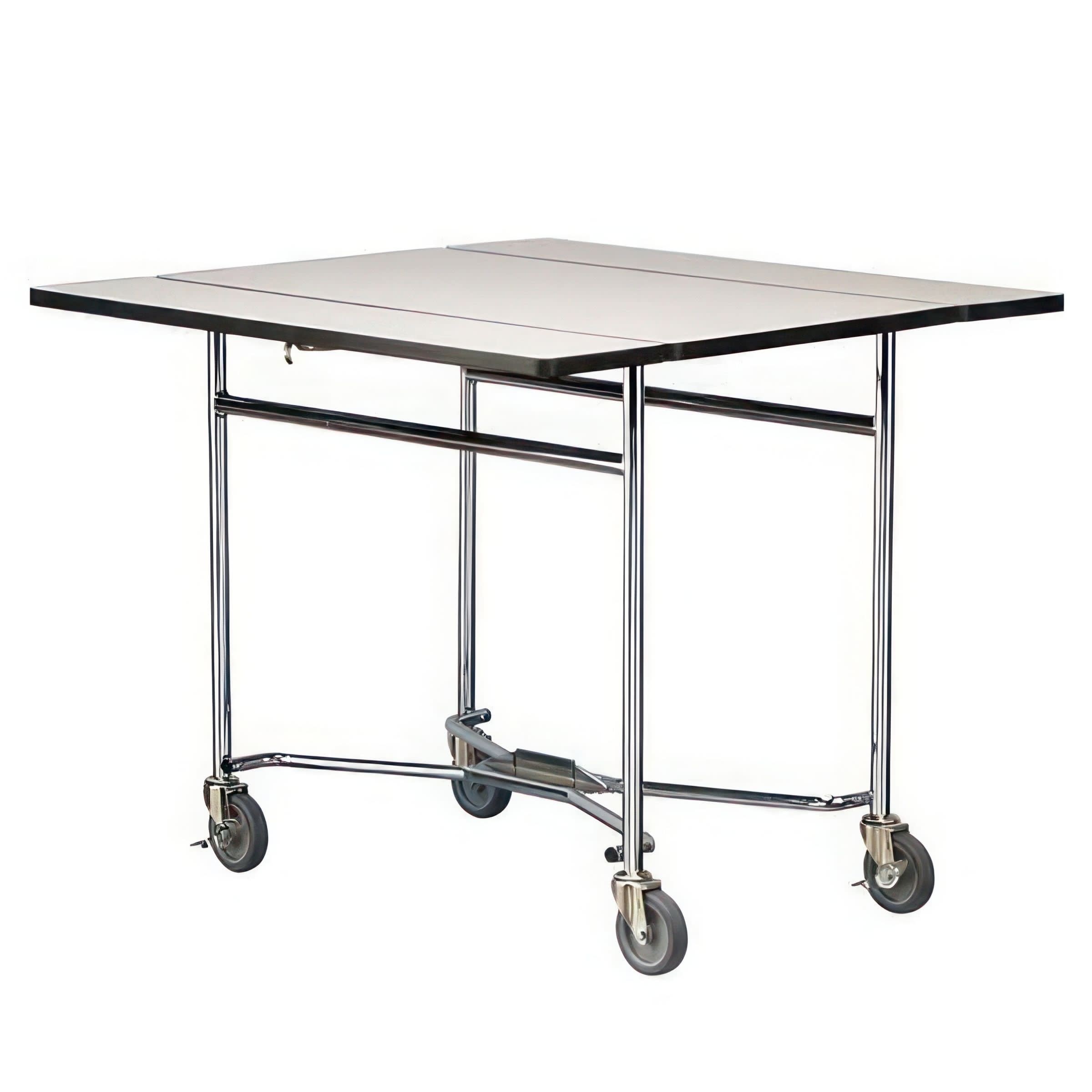 Lakeside Manufacturing 413B Standard Square Table, 36 x 36-in. Surface, Black Laminate Top
