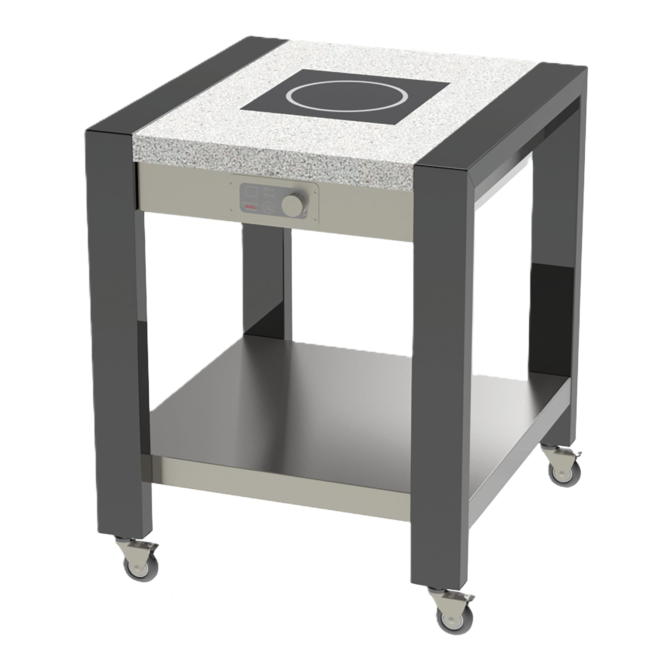 Lakeside Manufacturing 160141 Traveler Serving Table, Stainless Steel Top and Undershelf, 30" Wide