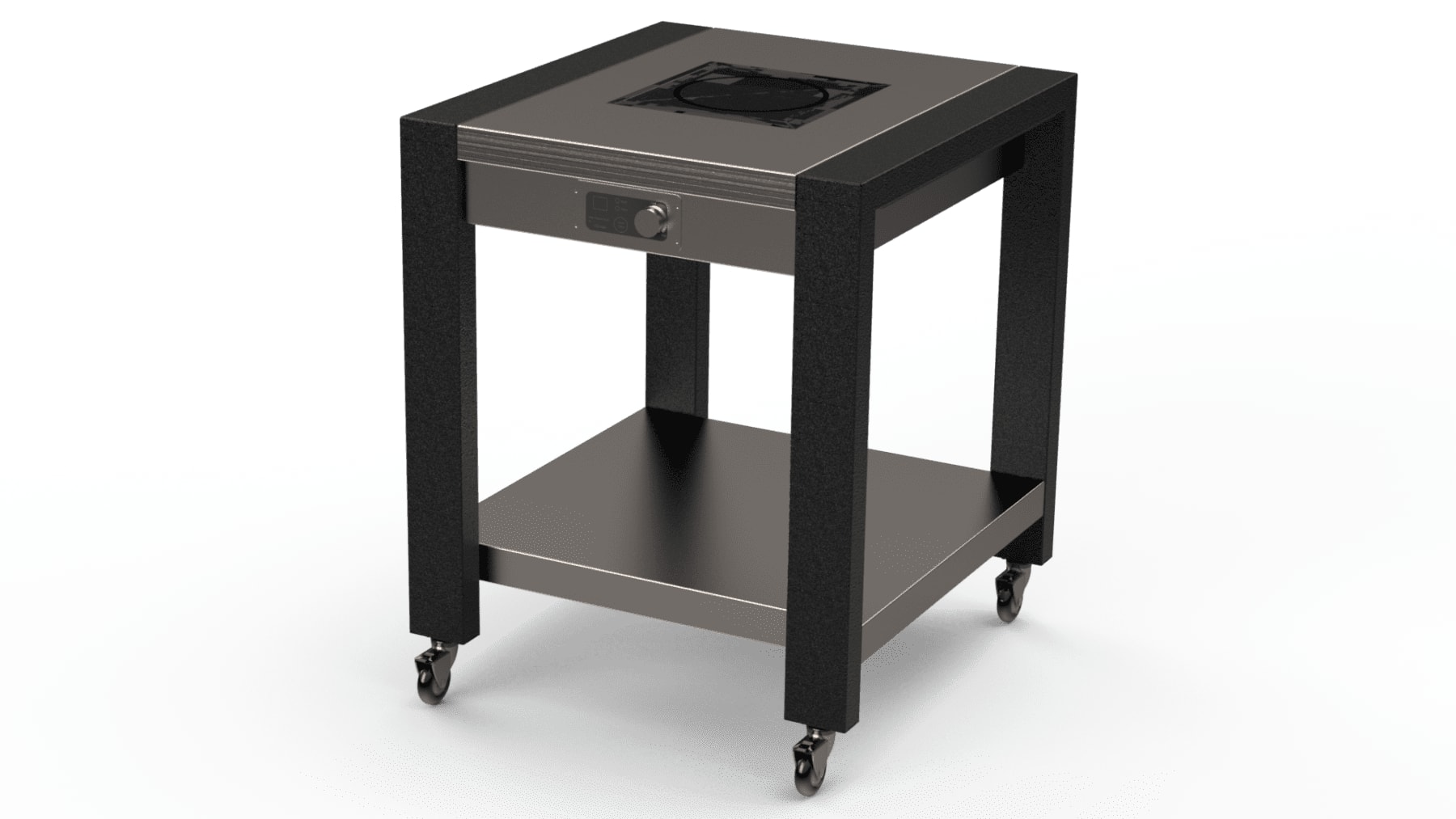Lakeside Manufacturing 166353 Traveler Serving Table, Stainless Steel Top with Induction Cooktop Drop In, 30" Wide