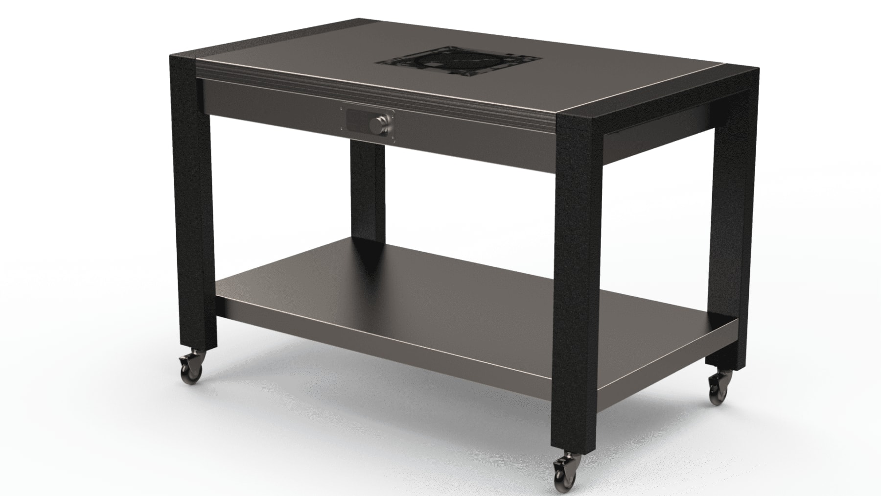 Lakeside Manufacturing 166357 Traveler Serving Table, Stainless Steel Top with Induction Cooktop Drop In, 54" Wide