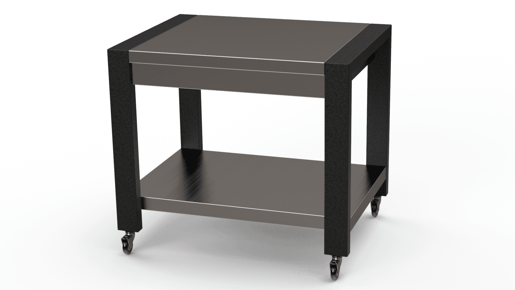 Lakeside Manufacturing 160143 Traveler Serving Table, Stainless Steel Top and Undershelf, 42" Wide