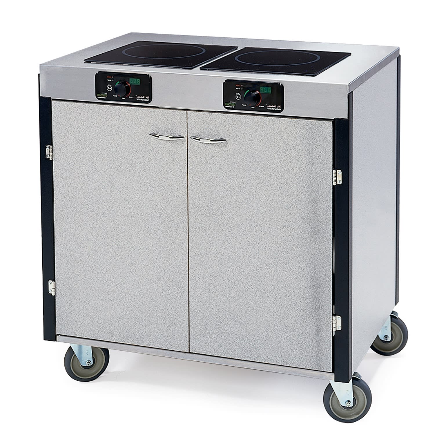 Lakeside Manufacturing 2070B Creation Express Cooking Station without Filtration System (2) Induction Stove Tops, Black Laminate Finish