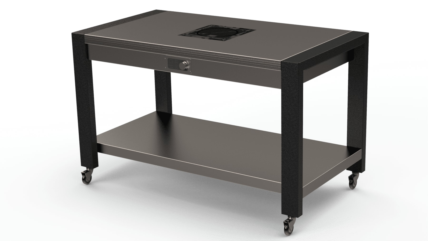 Lakeside Manufacturing 166358 Traveler Serving Table, Stainless Steel Top with Induction Cooktop Drop In, 60" Wide