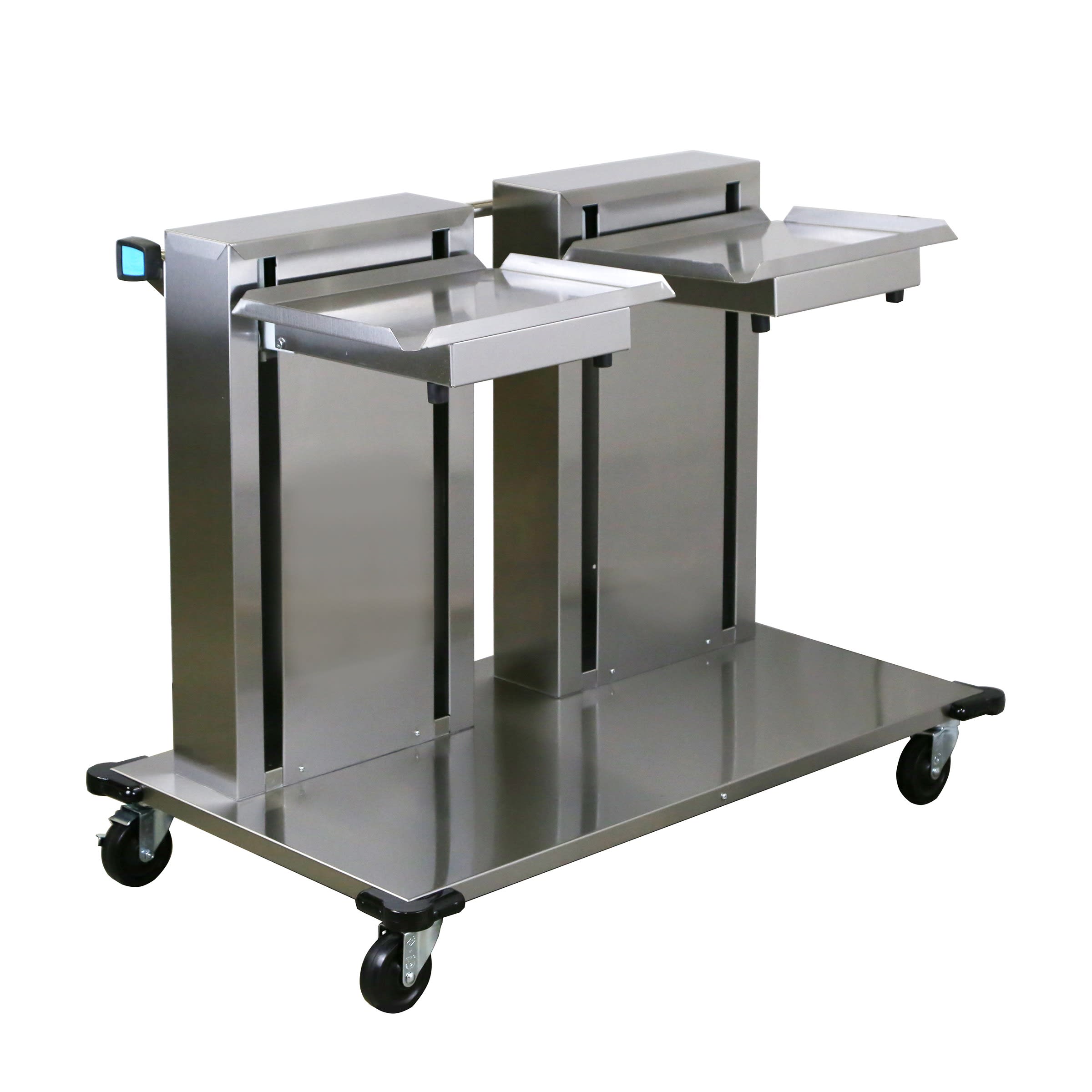 Lakeside Manufacturing 2819 Mobile Tray Dispenser (2) 15 x 20 Inch Cantilever Platforms, 300 Tray Capacity