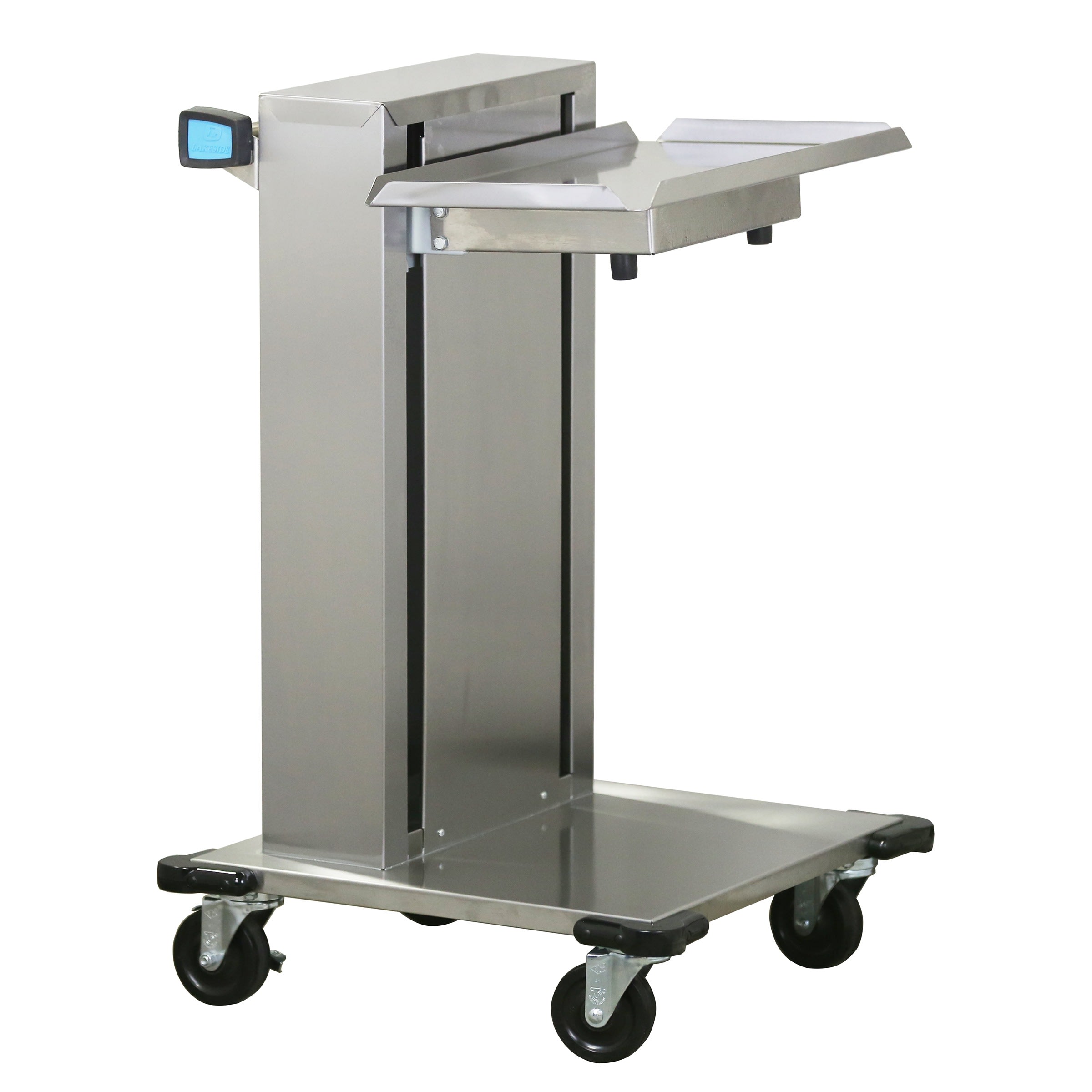 Lakeside Manufacturing 814 Mobile Tray Dispenser (1) 12 x 22 Inch Cantilever Platform, 150 Tray Capacity