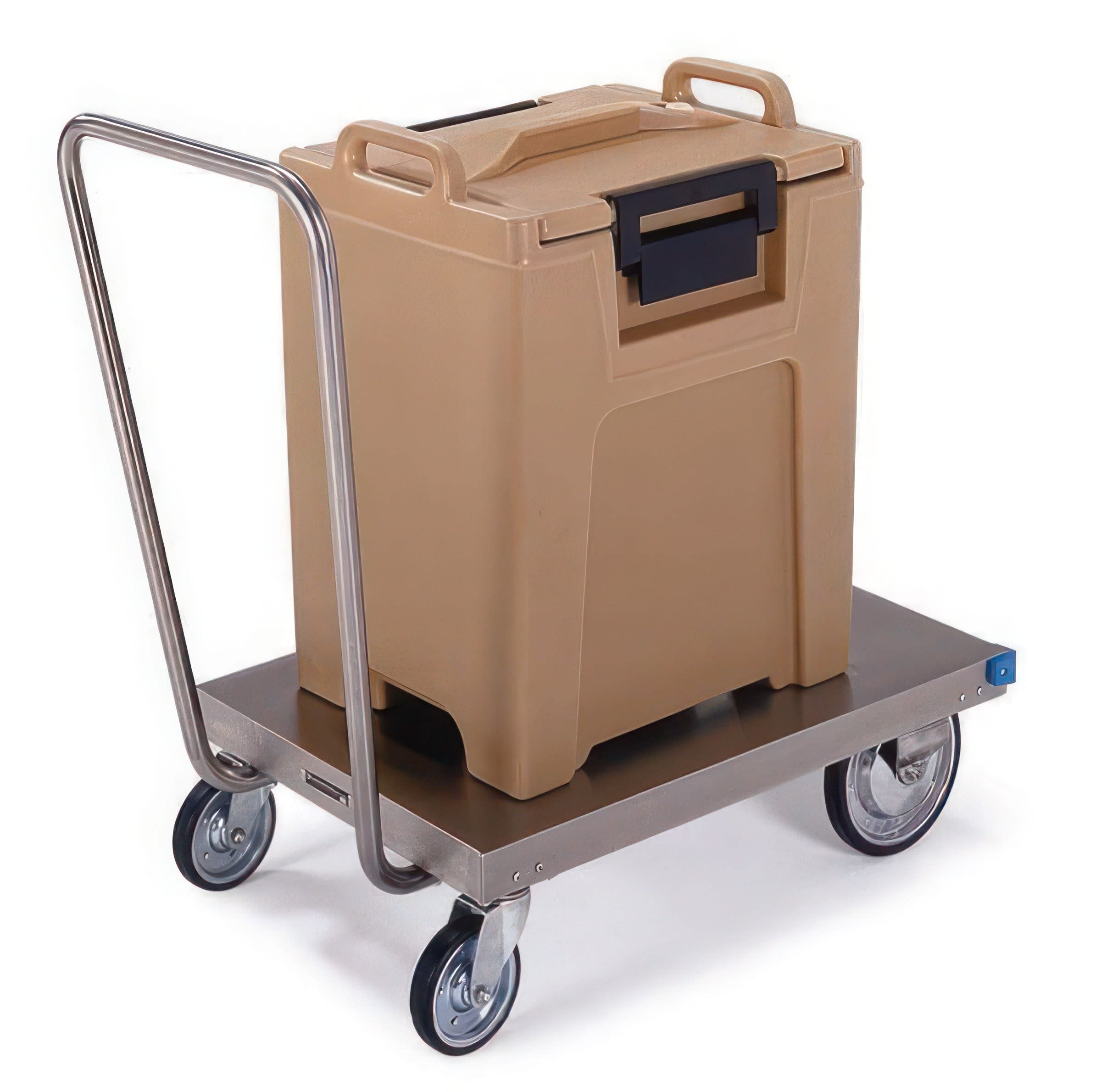 Lakeside Manufacturing 454 Mobile Platform Truck, Stainless Steel, Single Handle, 20 x 30-in. Platform, 650-Lb. Capacity