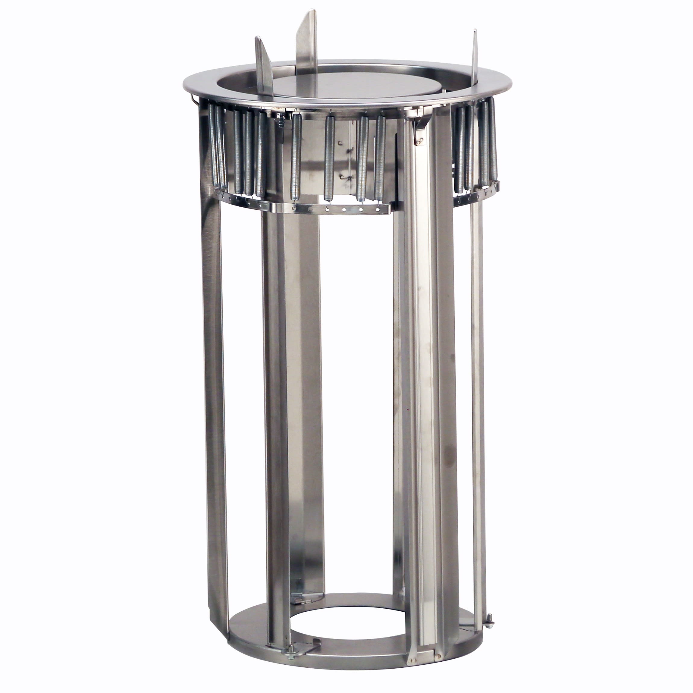 Lakeside Manufacturing 902 Drop In Plate Dispenser, Open, Non-Heated, Adjust-A-Fit for 2-3/4 to 6 Inch Plates