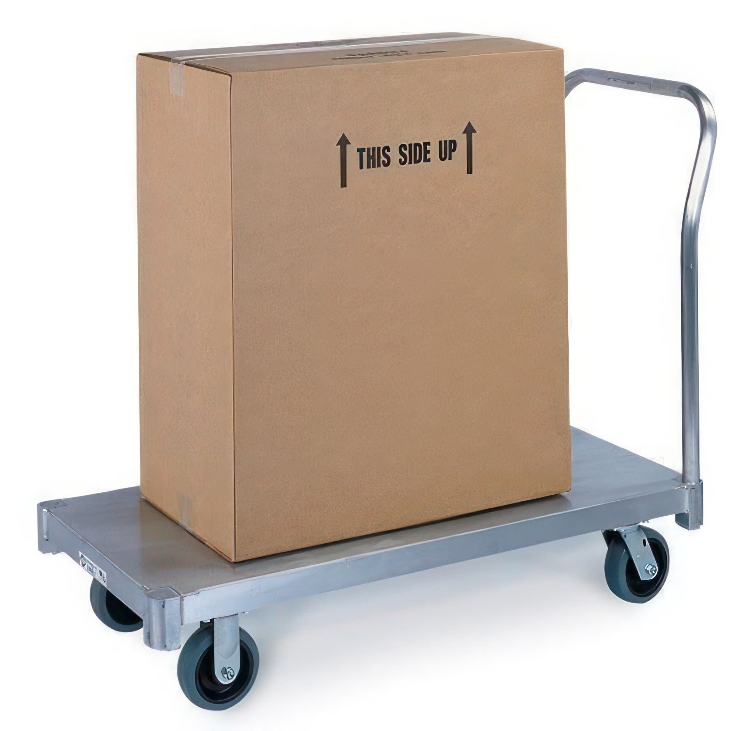 Lakeside Manufacturing 7518 Mobile Platform Truck, Aluminum, Single Handle, 30 x 60-in. Platform, 2000-Lb. Capacity