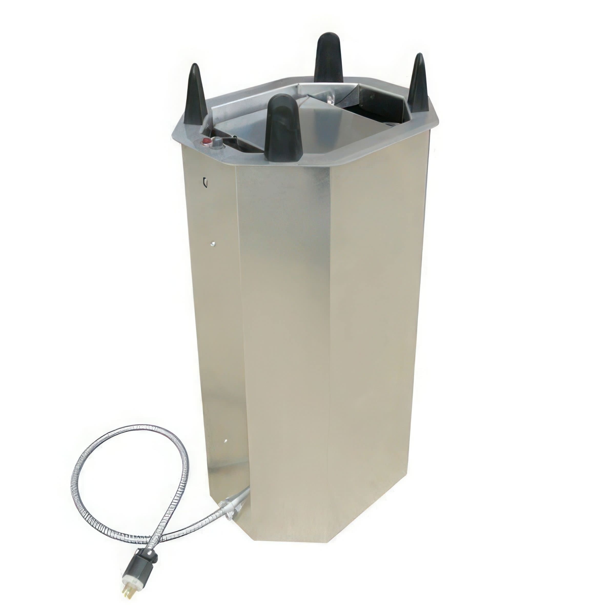 Lakeside Manufacturing V6010 Drop In Plate Dispenser, Shielded, Heated for 6-3/4 x 9-3/4 to 7-3/4 x 10-1/2 Oval Plates