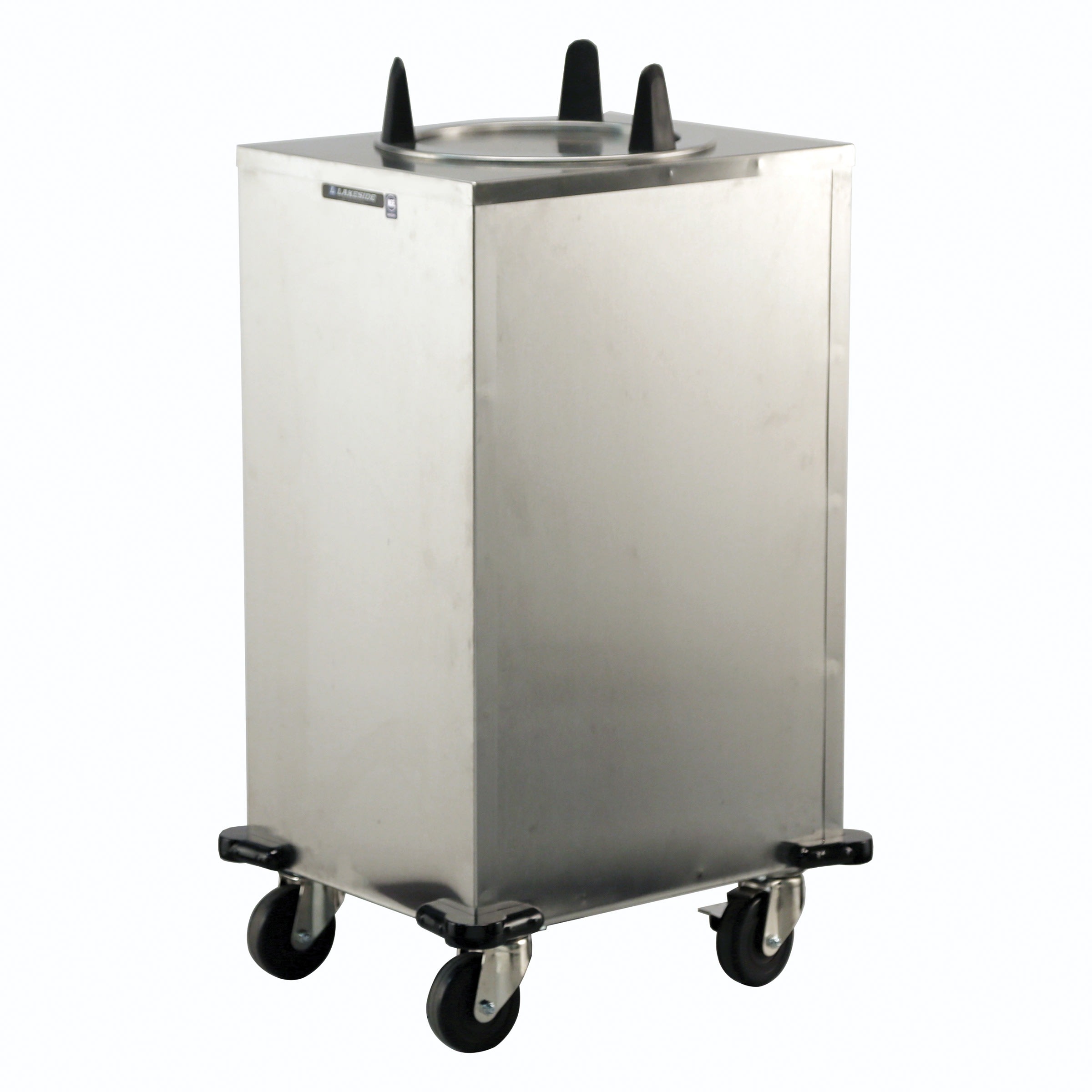 Lakeside Manufacturing 5109 Mobile Plate Dispenser, Non-Heated, One Stack, for 8-1/4 to 9-1/8 Inch Plates