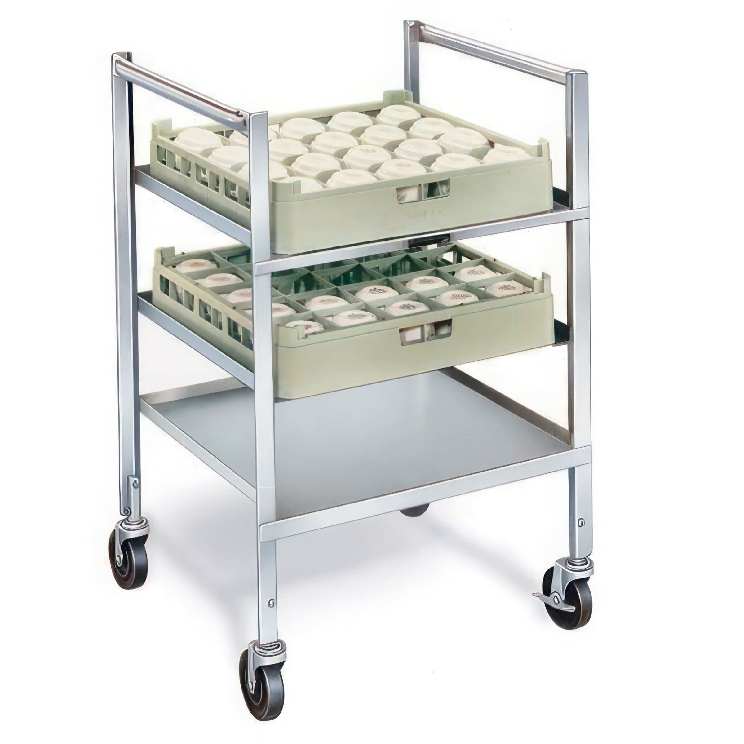 Lakeside Manufacturing 197 Cup and Glass Rack Cart, (5) 20 x 20-in Rack Capacity