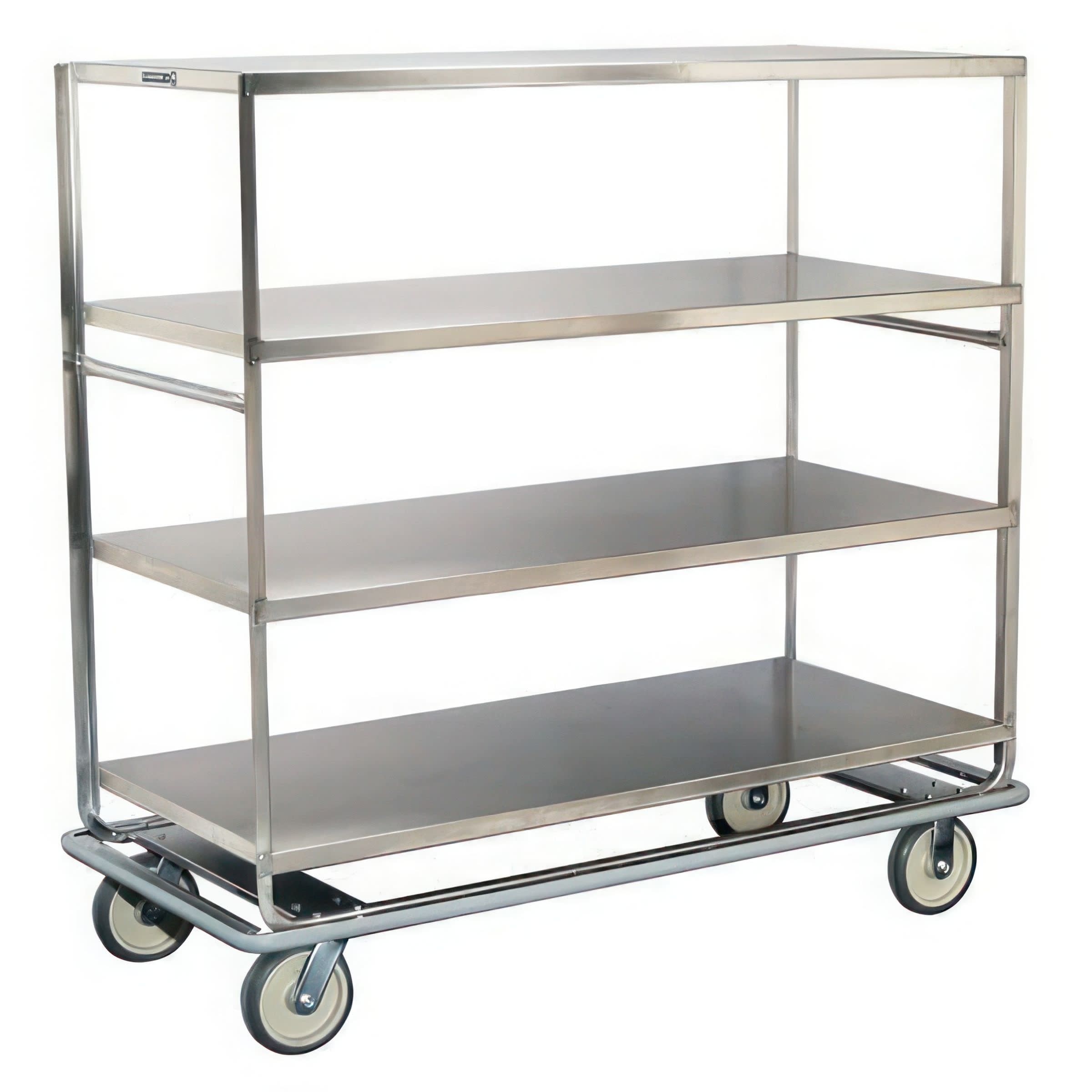 Lakeside Manufacturing 587 Queen Mary Banquet Cart, 6 Shelf: 28" x 46", 3 Edges up and 1 Down, 1,000-Lb. Capacity