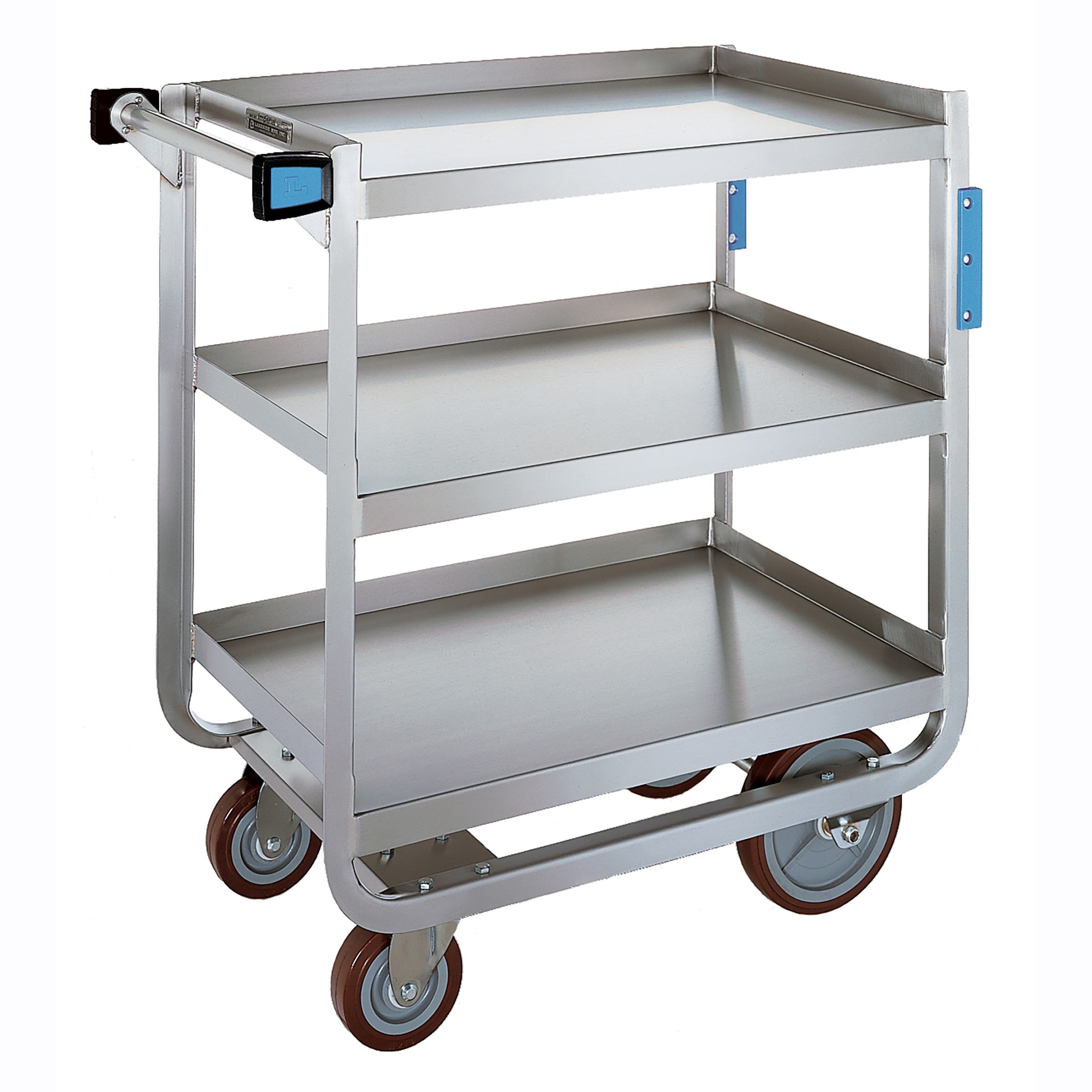 Lakeside Manufacturing 939 Stainless Steel Utility Cart 3 Shelf: 18" x 27", 1000-Lb. Capacity