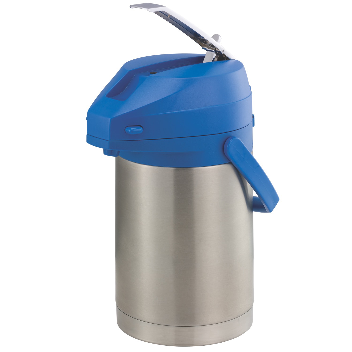 Service Ideas CTAL22BLU Color Me SVAC, Vacuum Insulated Airpot, Stainless Vacuum, 2.2 Liter, Brushed Stainless and Blue
