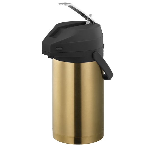 Service Ideas CTAL30BLVG Color Me SVAC Metallic Elements, Vacuum Insulated Airpot, Stainless Vacuum, 3 Liter, Vintage Gold
