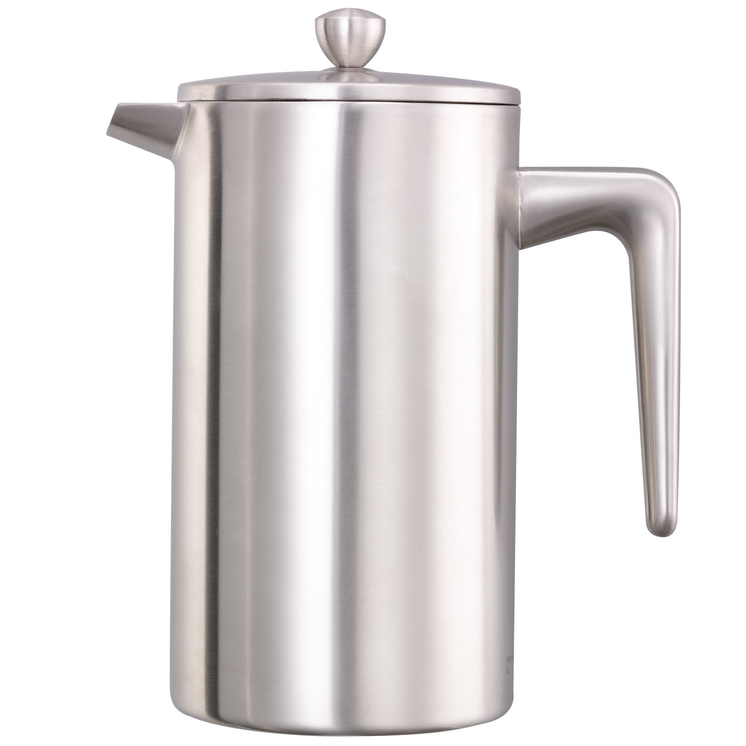 Service Ideas PDWSA1000BS Stainless Press, French Press, Double Wall, 1 Liter, Brushed Stainless