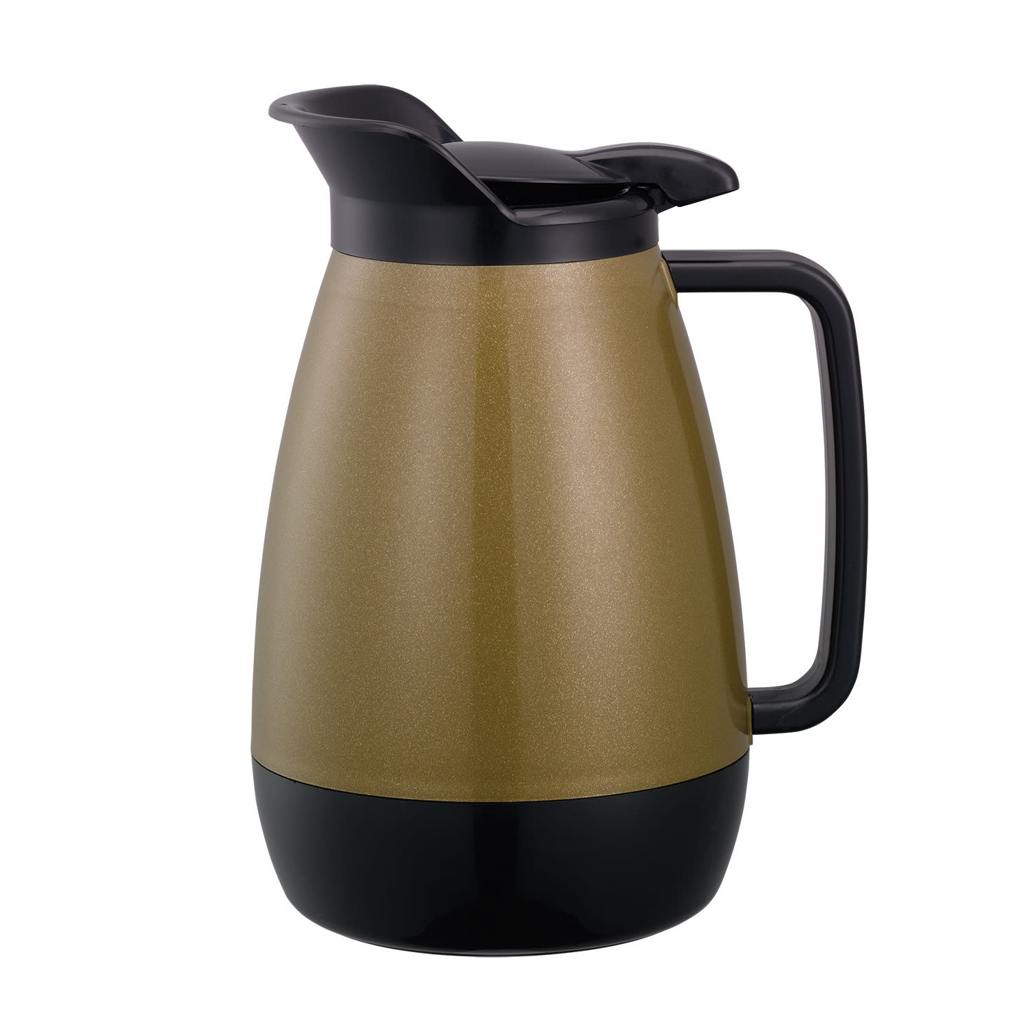 Service Ideas TS501KB Thermo-Serv Server, Foam Insulated Server, 0.6 Liter, Gold and Black
