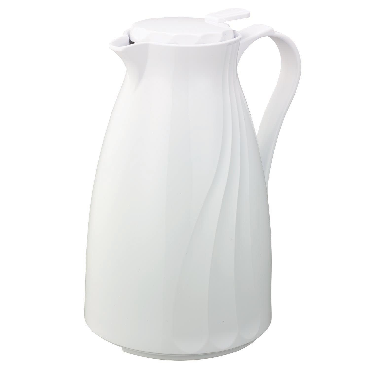 Service Ideas TNSPB2WH Twist 'N' Serv Carafe , Foam Insulated Server,  2 Liter, White