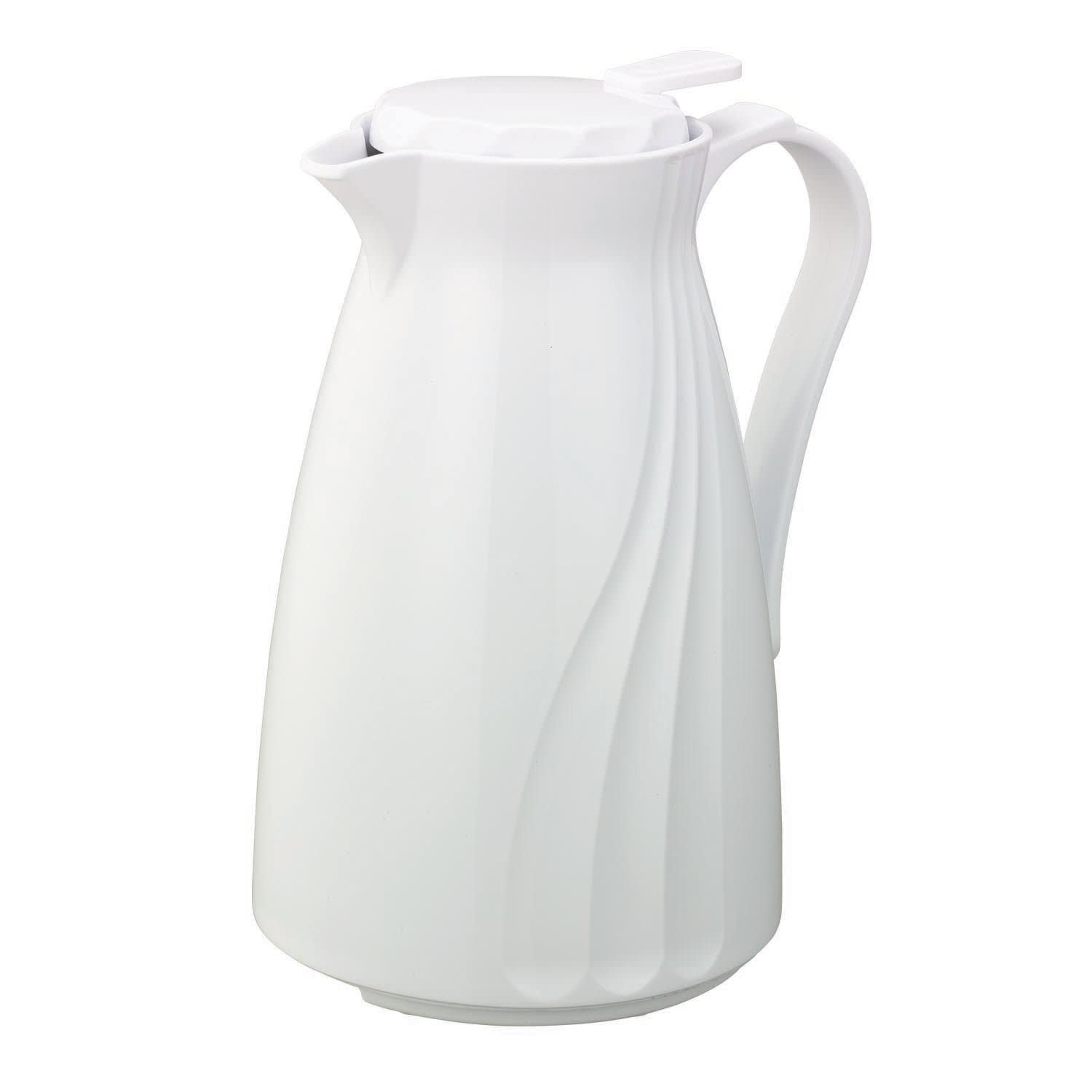 Service Ideas TNSPB12WH Twist 'N' Serv Carafe , Foam Insulated Server,  1.2 Liter, White