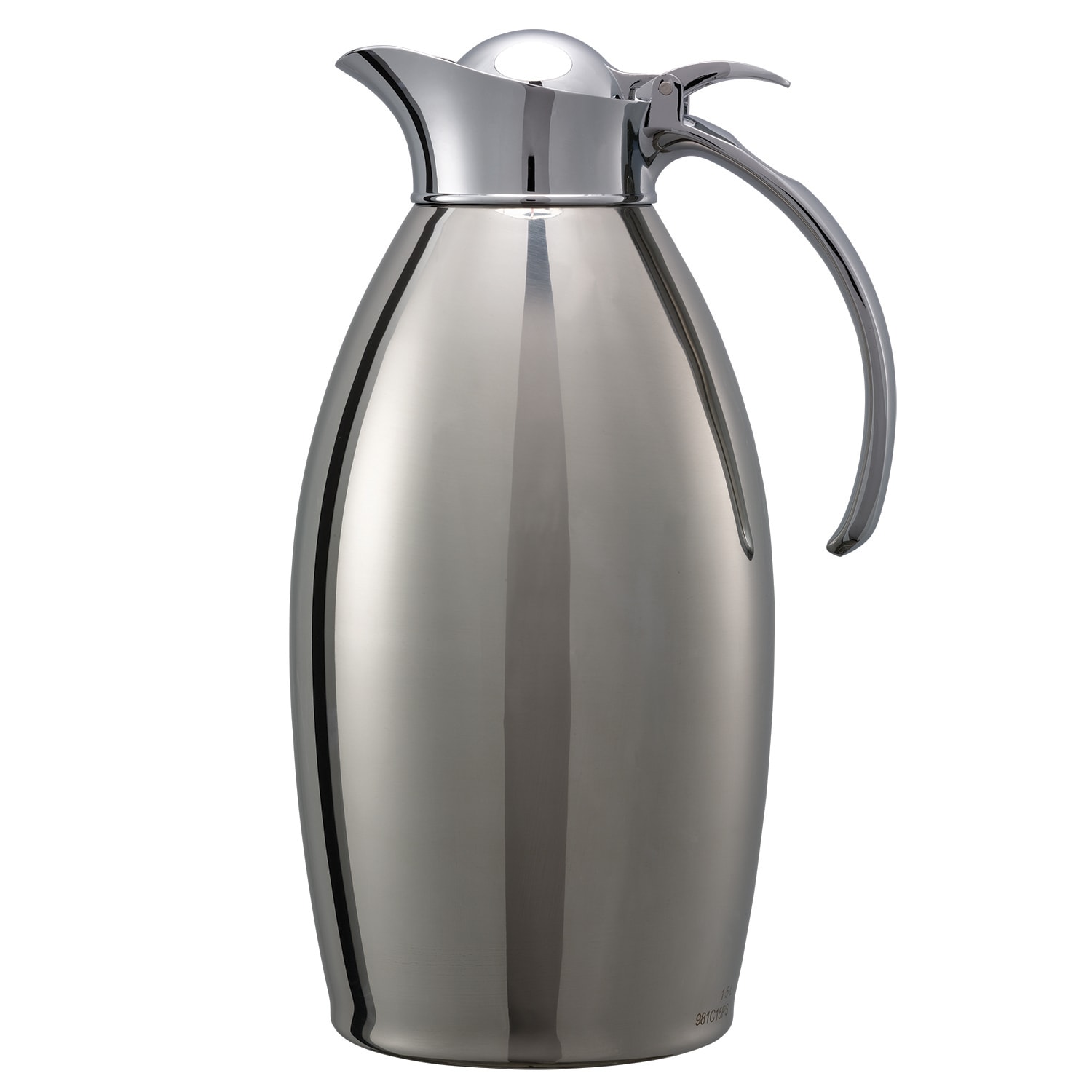 Service Ideas NIC15PS Nicollet Series, Vacuum Insulated Carafe, Stainless Vacuum, 1.5 Liter, Polished Stainless