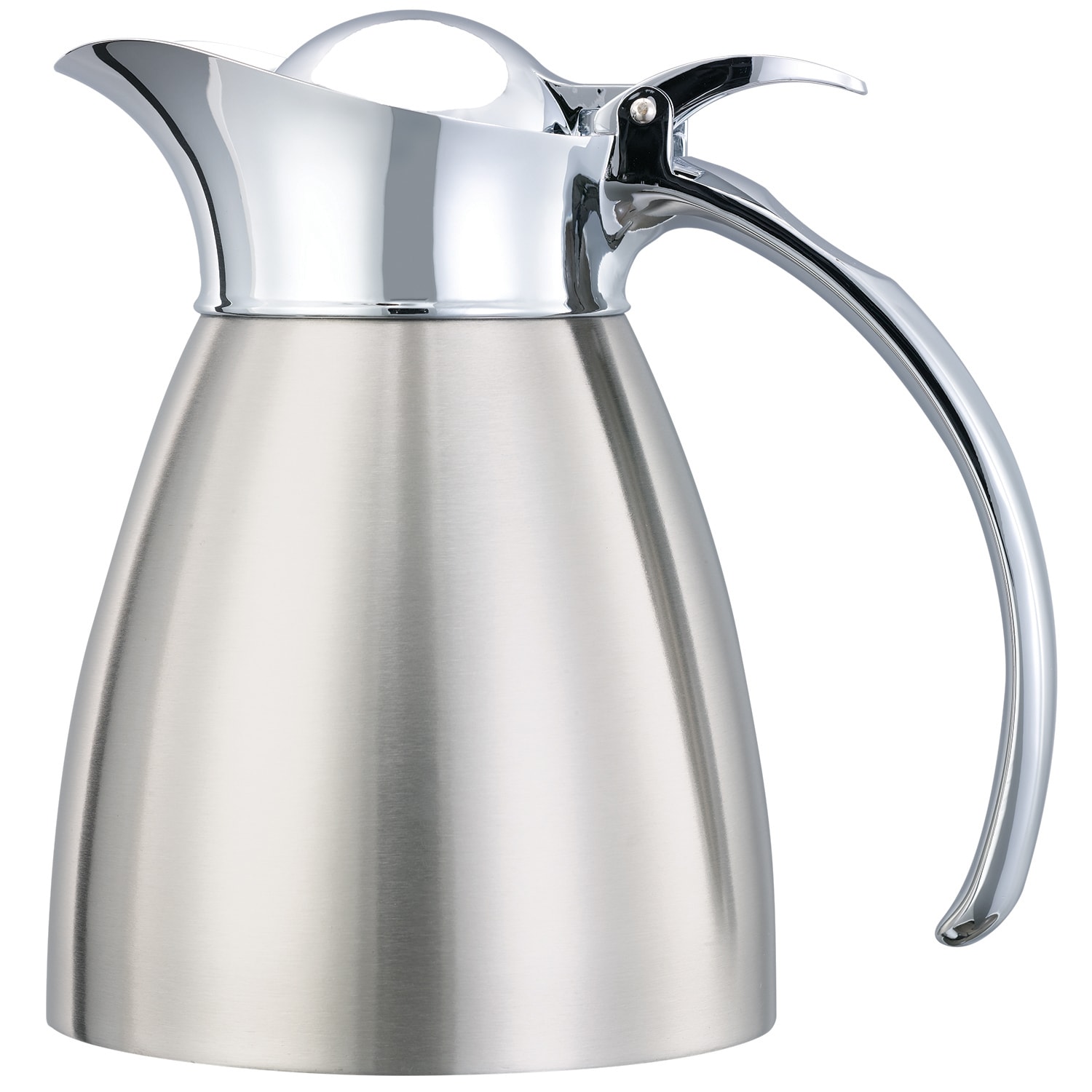 Service Ideas MAR03BS Marquette Series, Vacuum Insulated Carafe, Stainless Vacuum, 0.3 Liter, Brushed with Polished Accents