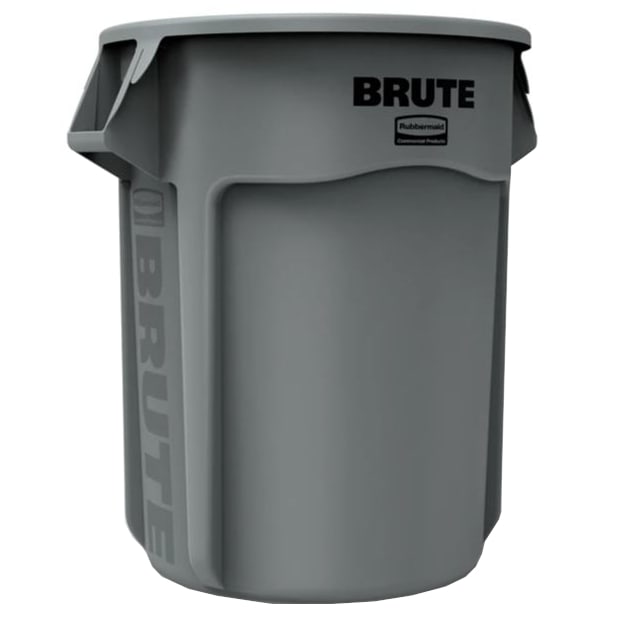 Rubbermaid FG265500GRAY 55 Gallon Brute® Waste Container, Gray