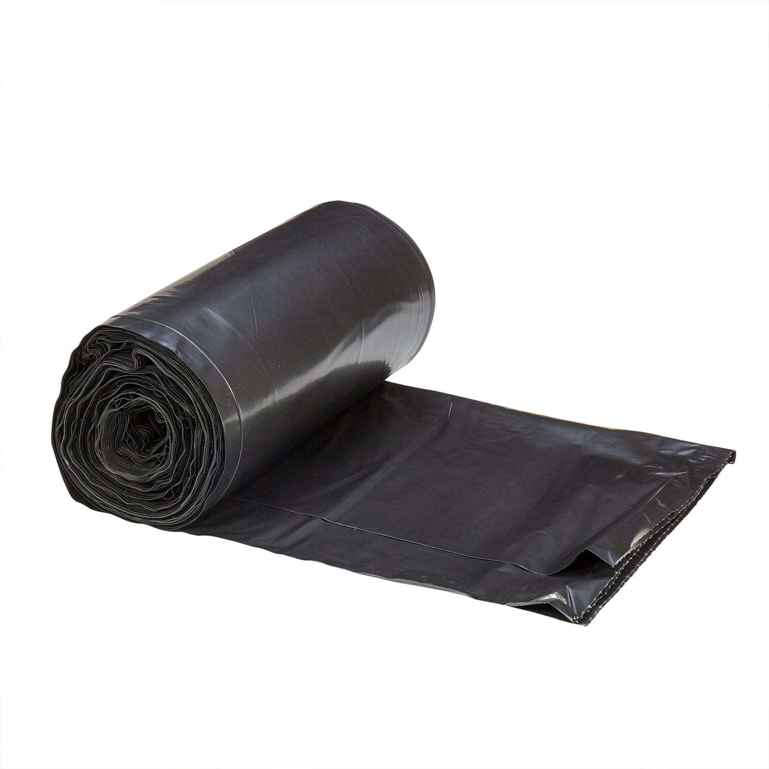 Right Choice 78000152 LDPE (Repro) 20/30-Gallon Can Liner Roll, Black, 30" x 36", 1 Mil, Case of 250