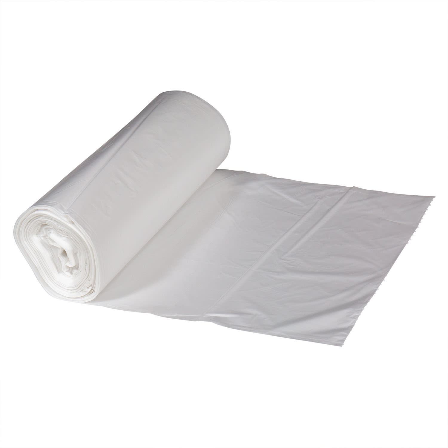Right Choice 78000160 LLDPE 33-Gallon Can Liner Roll, Clear, 33" x 39", 0.5 Mil, Case of 250