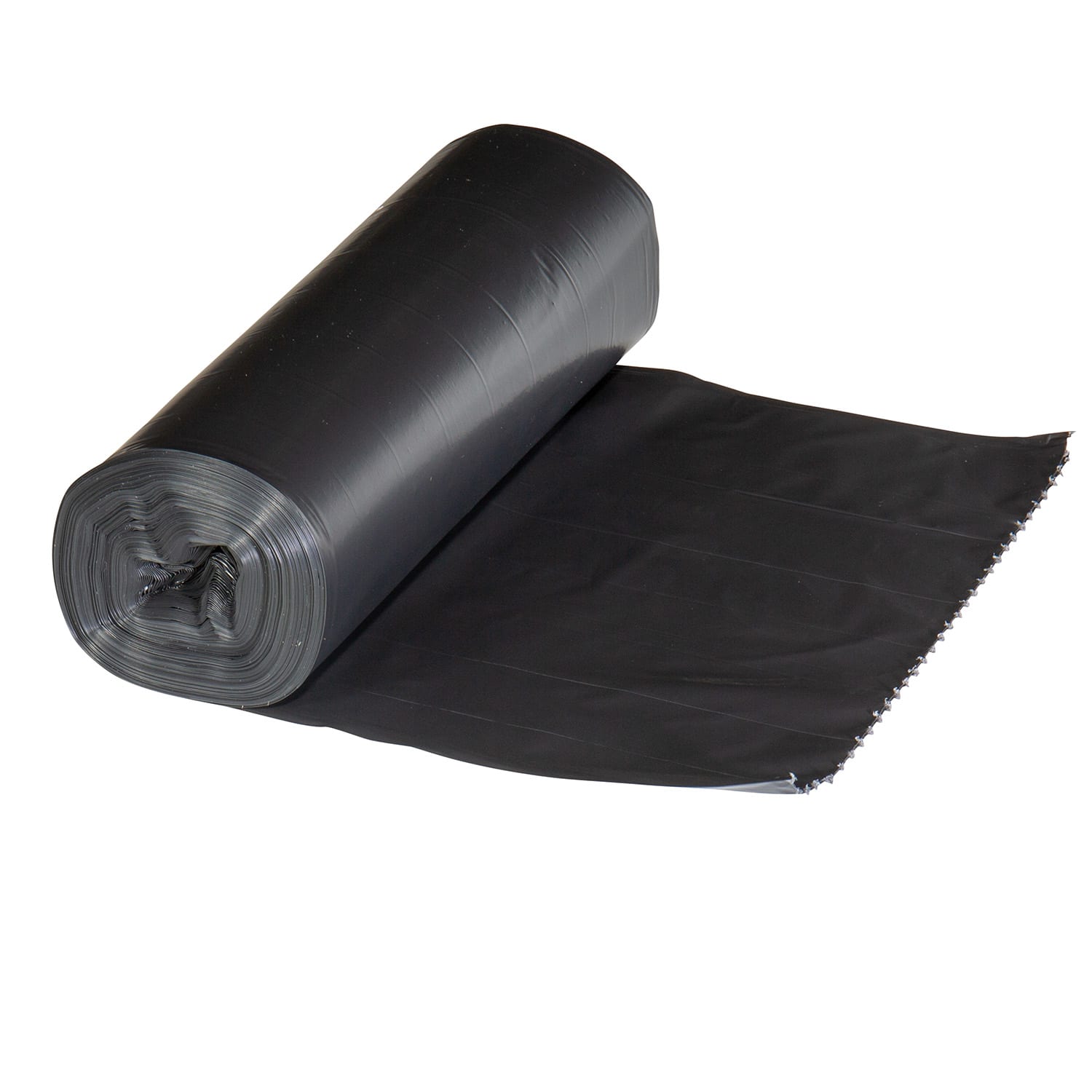 Right Choice 78000166 LDPE 33-Gallon Can Liner Roll, Black, 33" x 39", 0.9 Mil, Case of 250