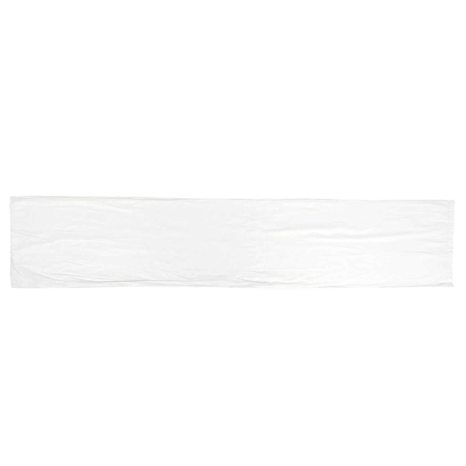 Right Choice 78000321 LDPE 12/16-Gallon Flat Pack Can Liner, White, 24" x 32", 0.5 Mil, Case of 500