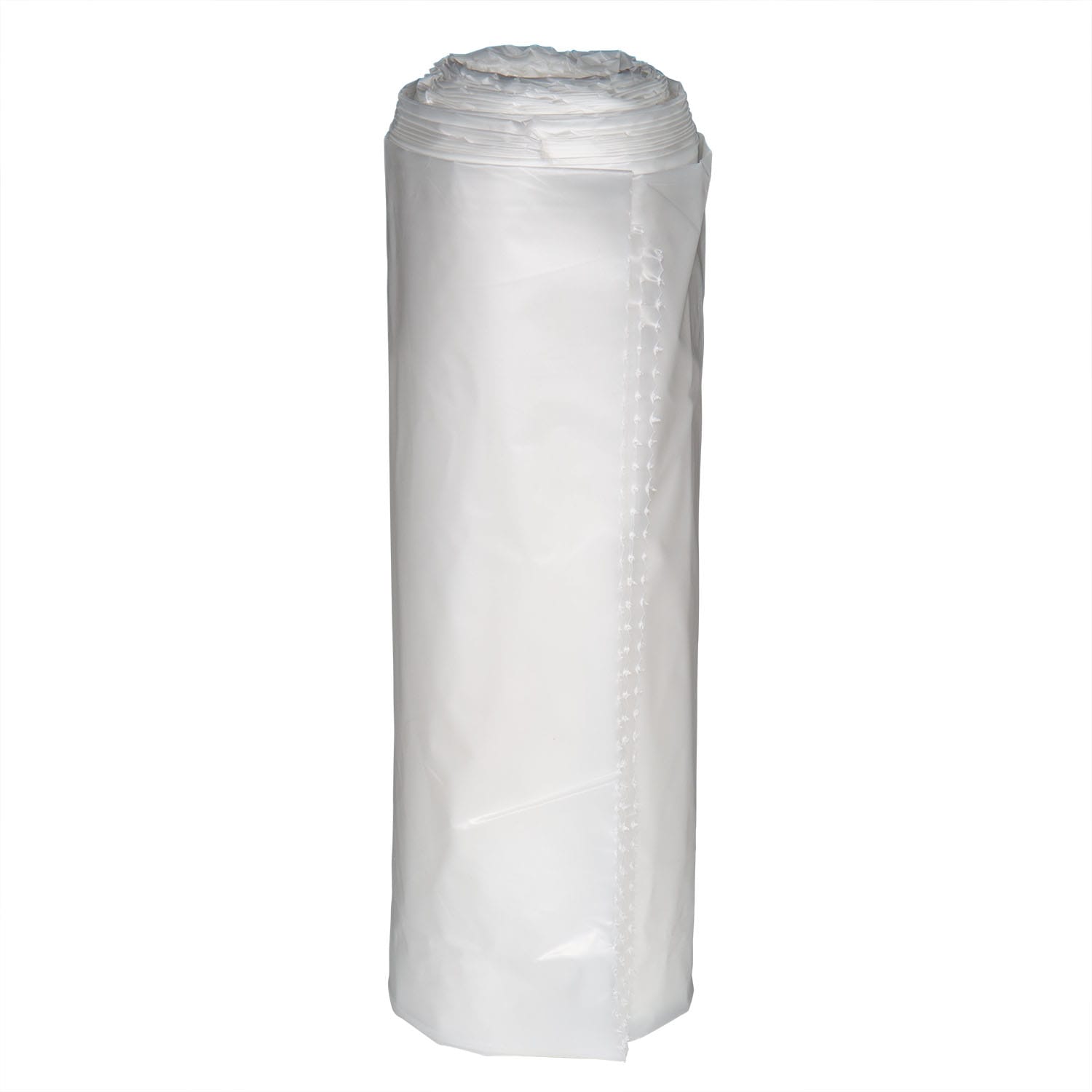 Right Choice 78000251 LDPE 40/45-Gallon Can Liner Roll, Clear, 40" x 46", 0.9 Mil, Case of 100