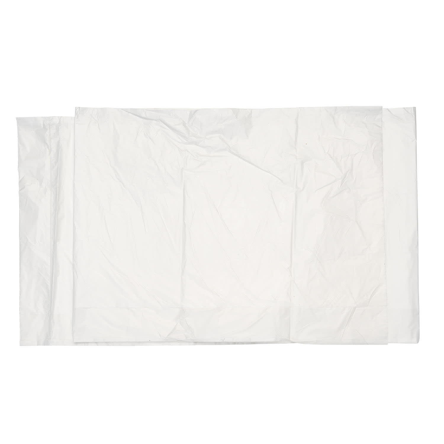 Right Choice 78000074 HDPE 40/45-Gal Flat Pack Can Liner, Natural, 40" x 48", 13 Mic, Case of 250