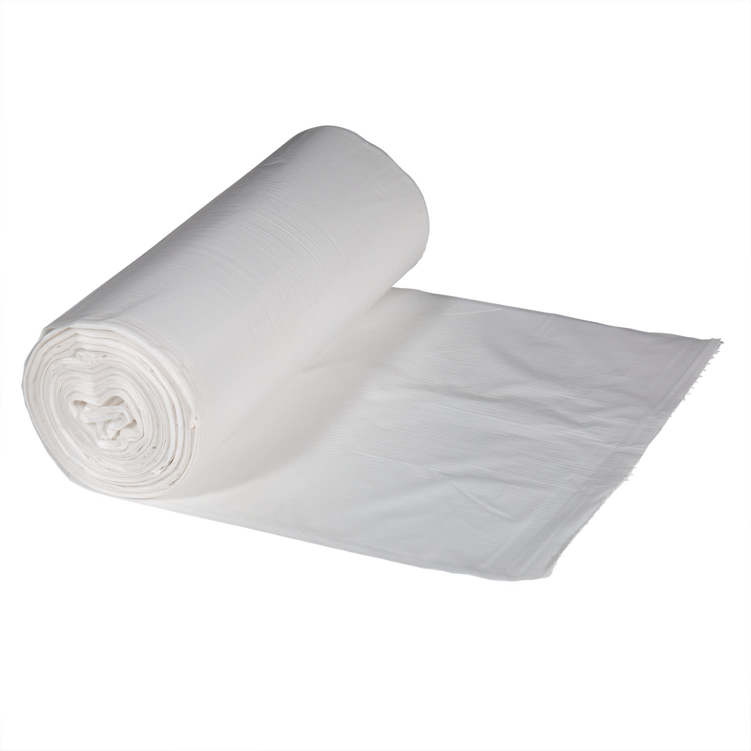 Right Choice 78000294 HDPE 50-Gallon Can Liner Roll, Natural, 45" x 51", 16 Mic, Case of 150