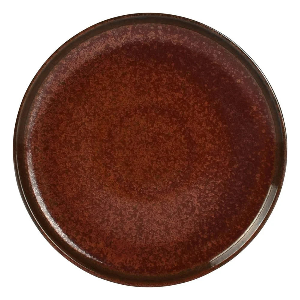 Mikasa 5314620 Tapa 6.3" Round Red Coupe Rim Plate