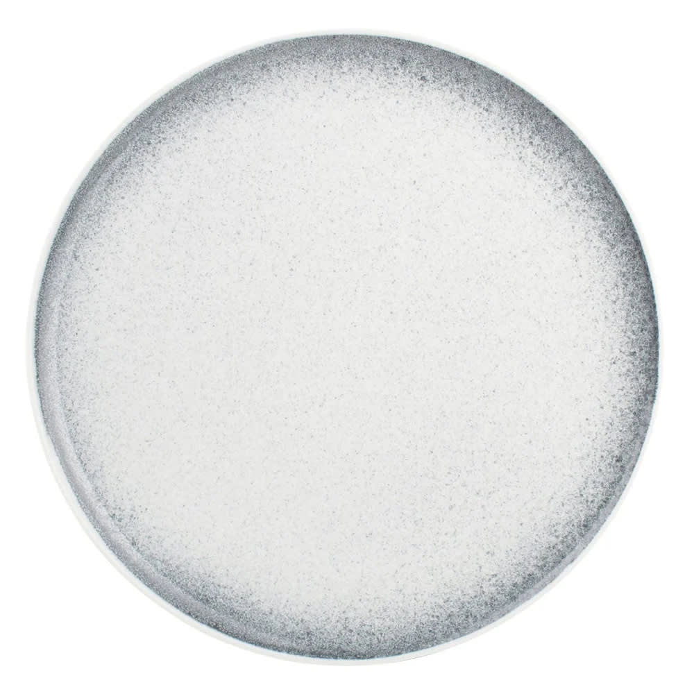 Mikasa 5314875 Speckled Dusk 10.6" Round Black Coupe Rim Plate