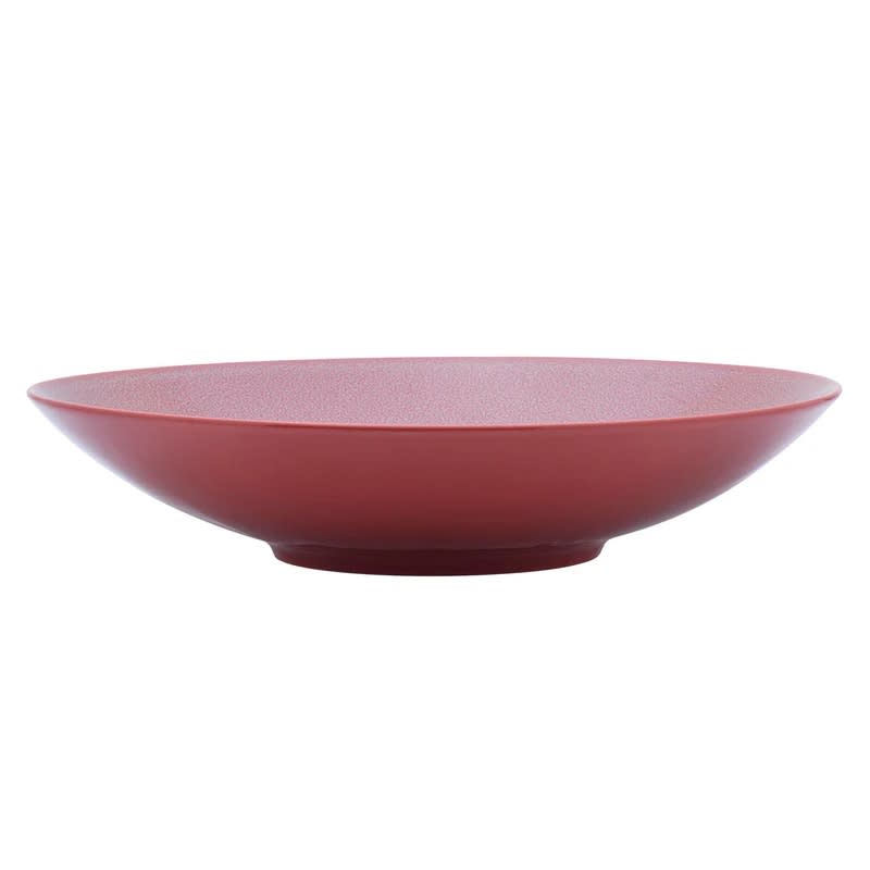 Outlet Mikasa 5302689 Canvas Pathway 8.7" Round Red Coupe Rim Plate