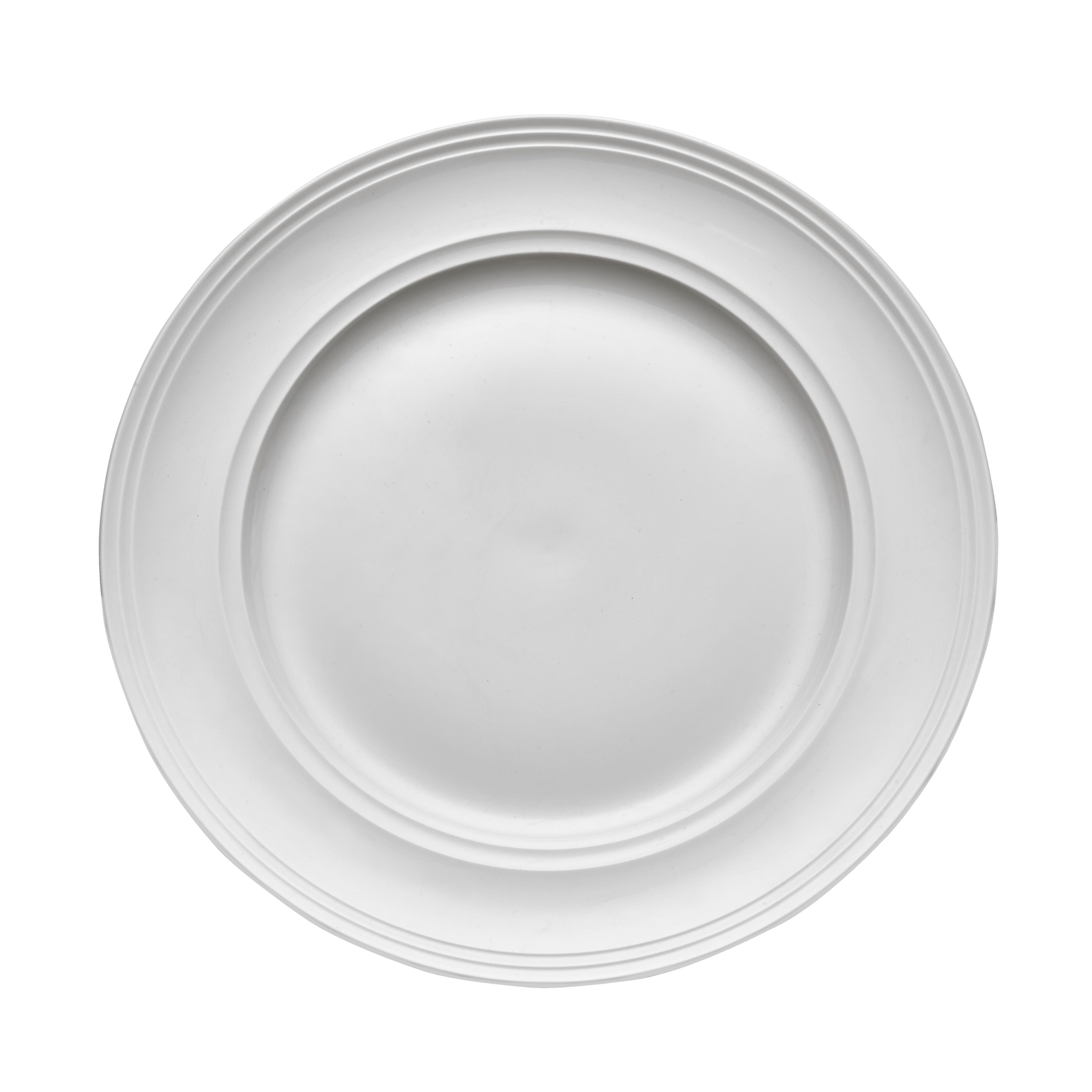Outlet Mikasa 5256208 Americana 11" Round White Wide Rim Plate