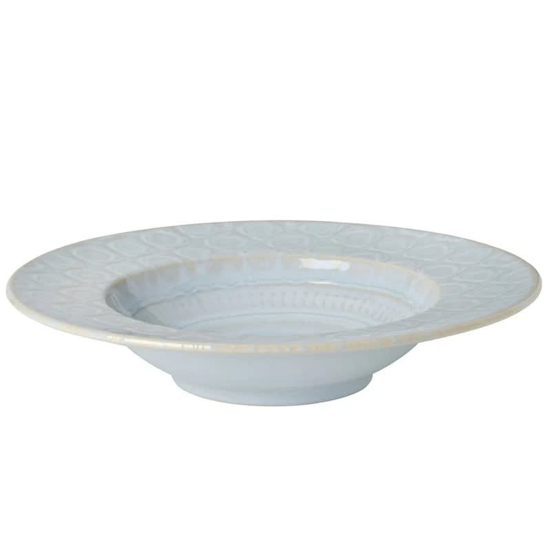 Outlet Mikasa 5308772 Skye 10.6" Round Blue Wide Rim Plate