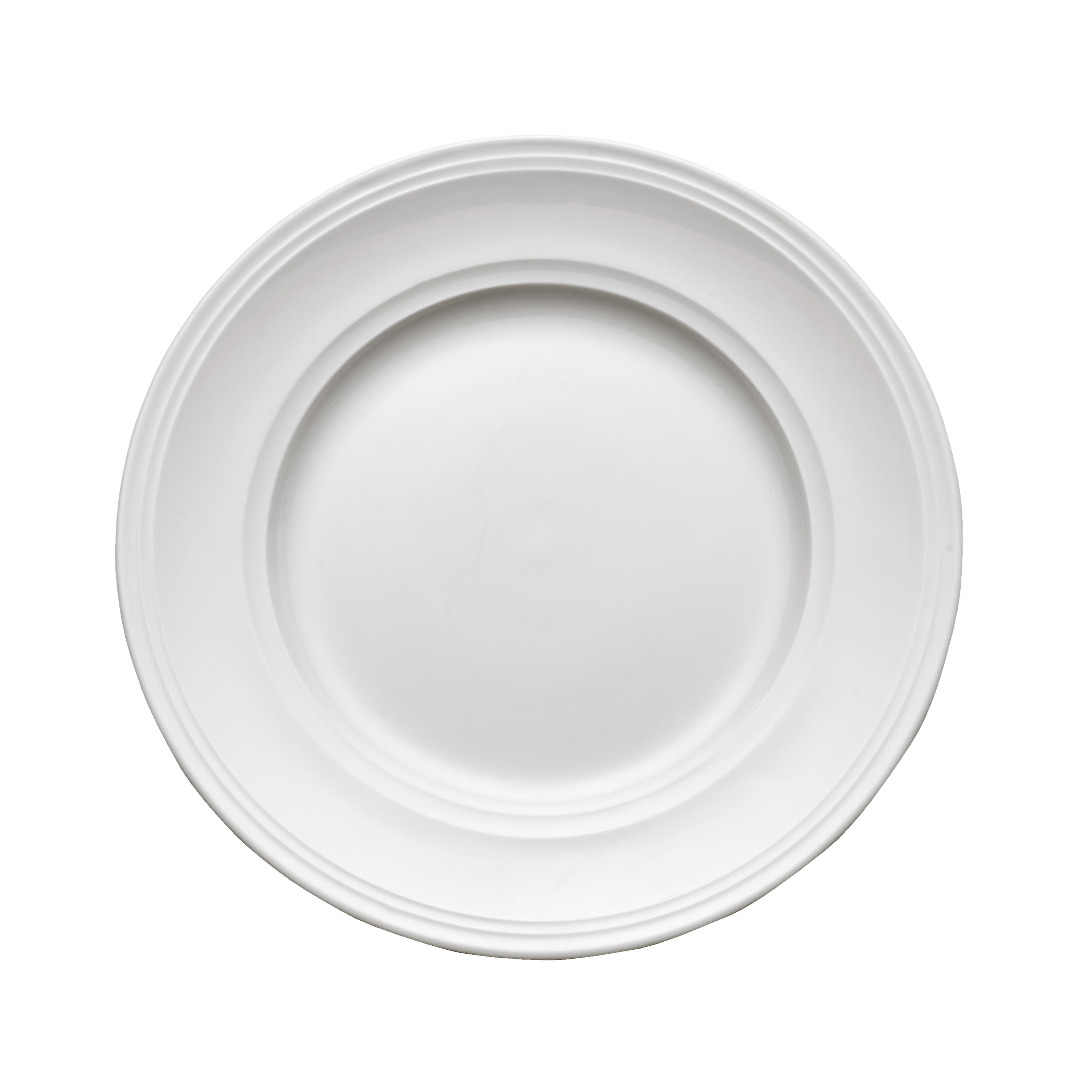 Outlet Mikasa 5256206 Americana 9" Round White Wide Rim Plate