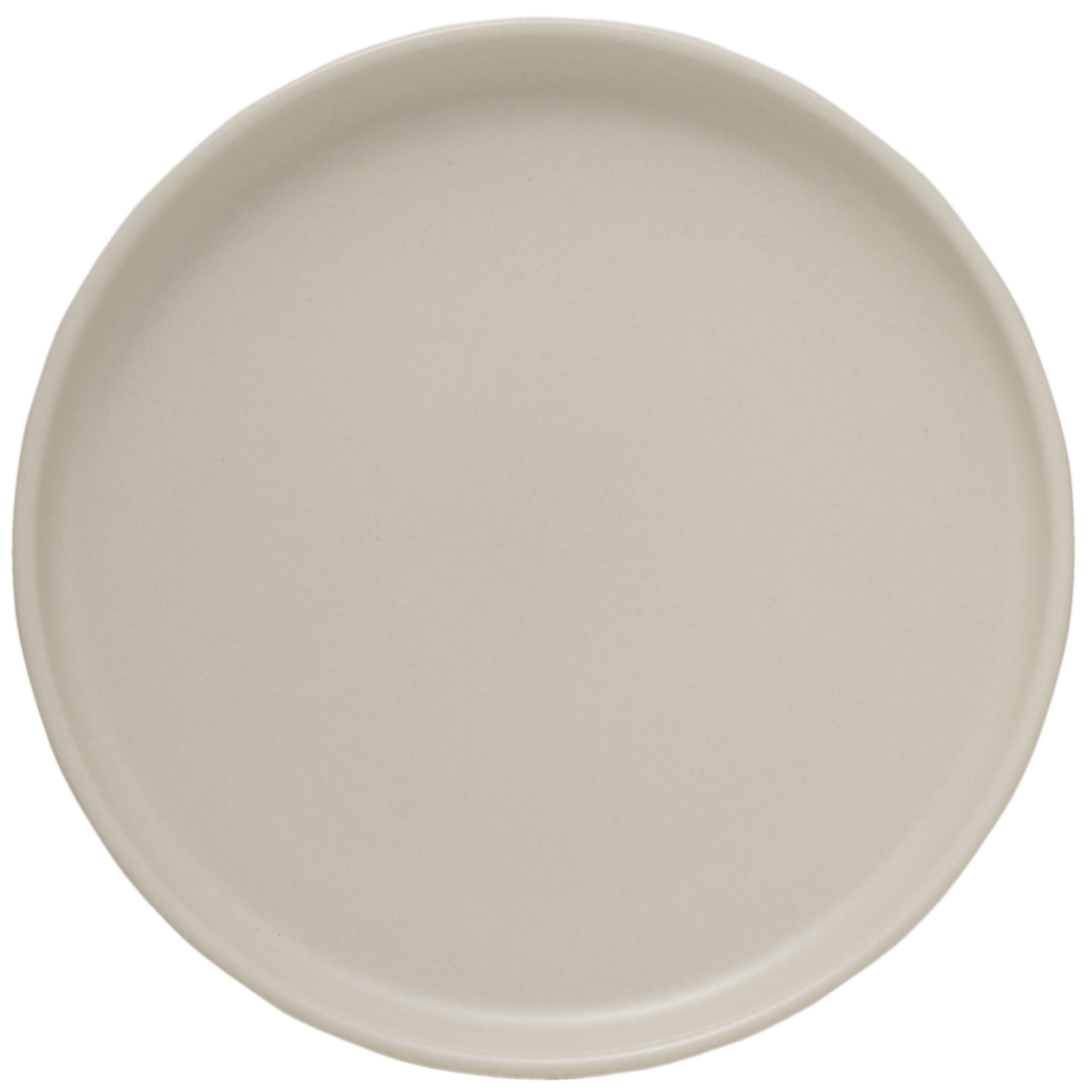 Outlet Mikasa 5275146 Solitude 8.5" Round Tan Coupe Rim Plate