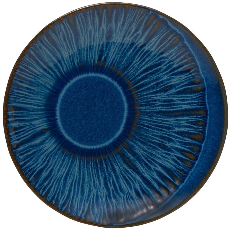 Outlet Mikasa 5275341 Eden 8.25" Round Blue Coupe Rim Plate