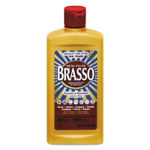 Reckitt Benckiser 89334 Brasso Metal Polish 8-Oz 8/Case