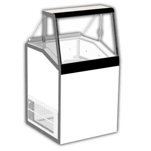 Masterbilt DD-26L 27.25"W  DD-L Series Low Glass Ice Cream Dipping/Display Merchandiser 115V