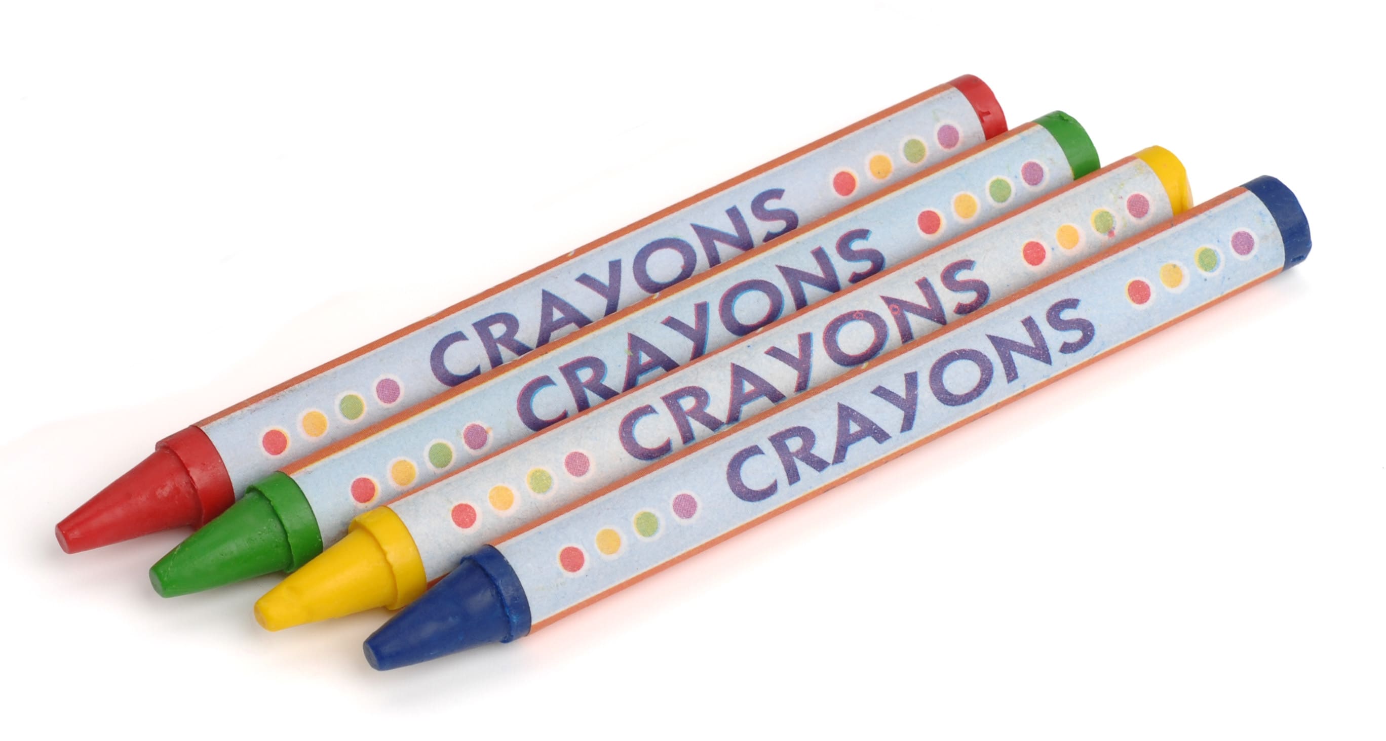 Family Hospitality Group 2R10(1000) Crayons Bulk Round Assorted Color