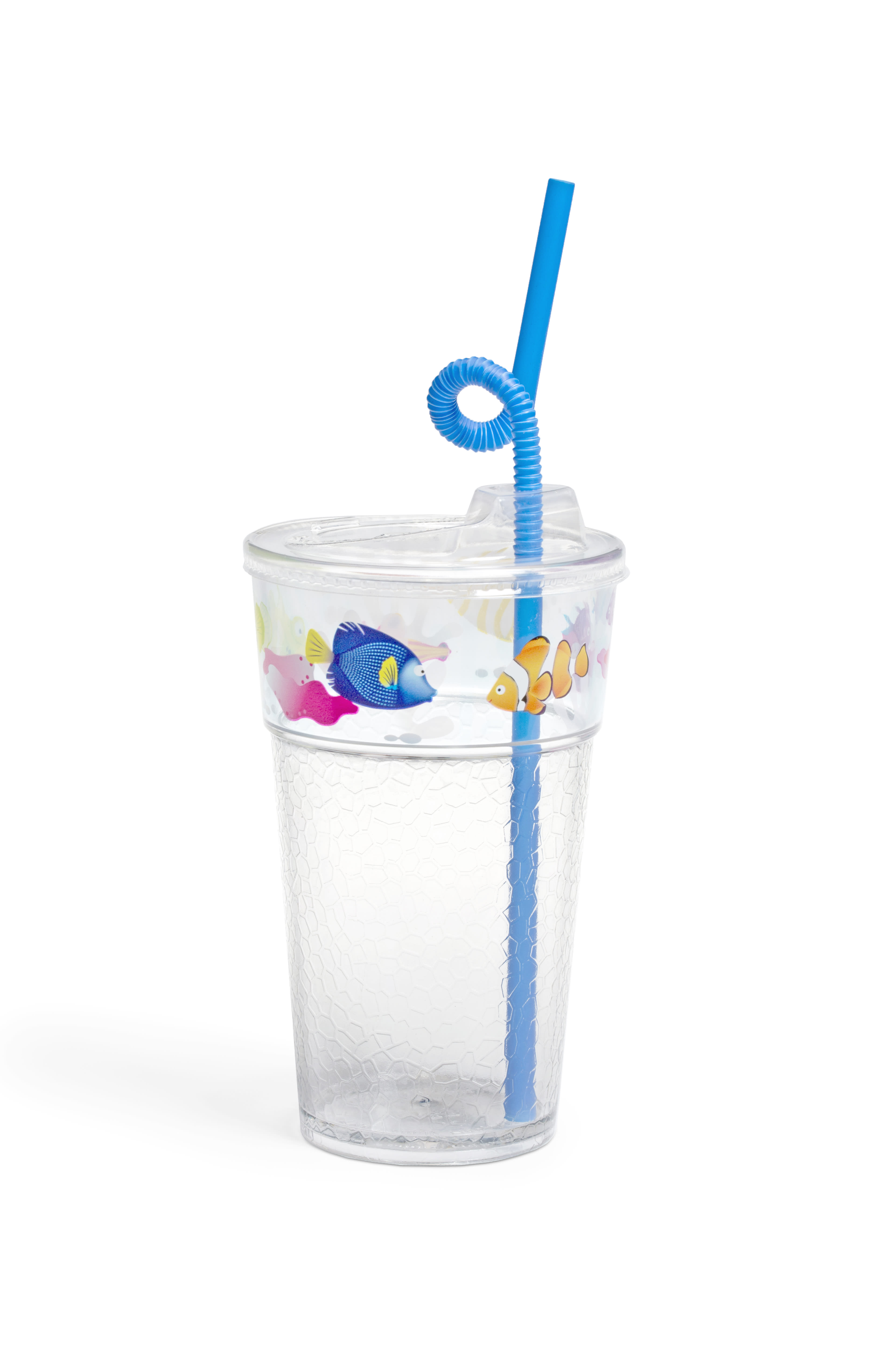 Family Hospitality Group R512D3-A Kids' Tumbler 12 oz. Acrylic "Sea" 81.5mm Diameter