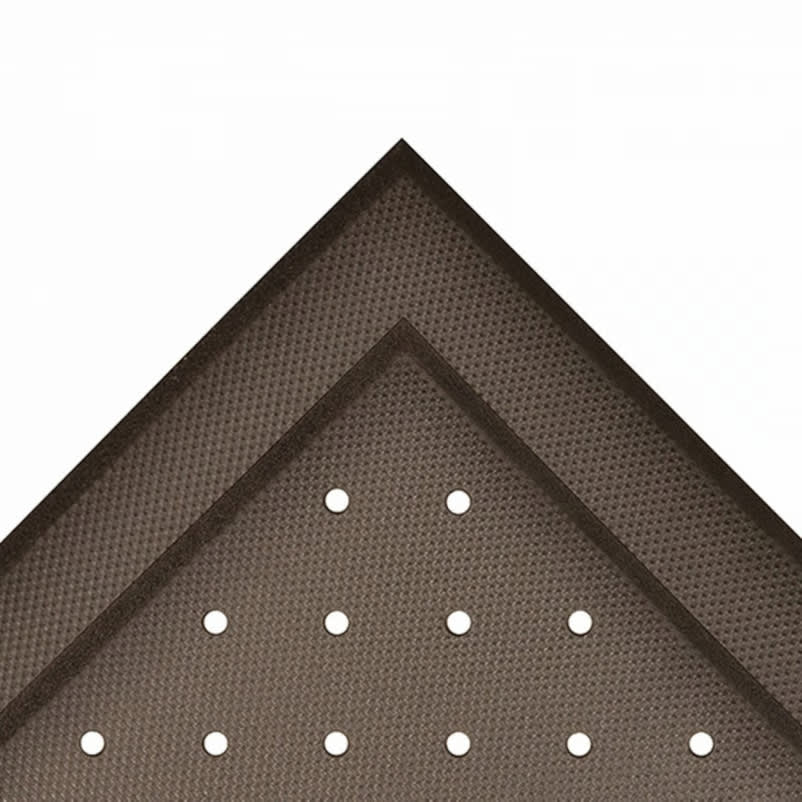 NoTrax T17P0032BL 2' x 3', Drainage, Black, Superfoam Anti Fatigue Mat