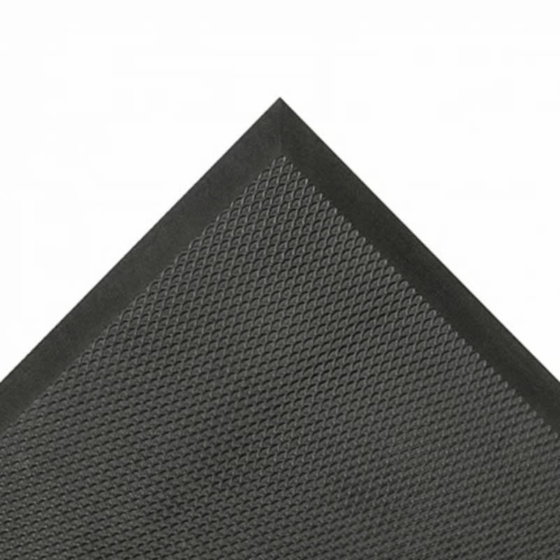 NoTrax 425S2440BL 24" x 40", Black, Superfoam Revive RS Standing Desk Mat